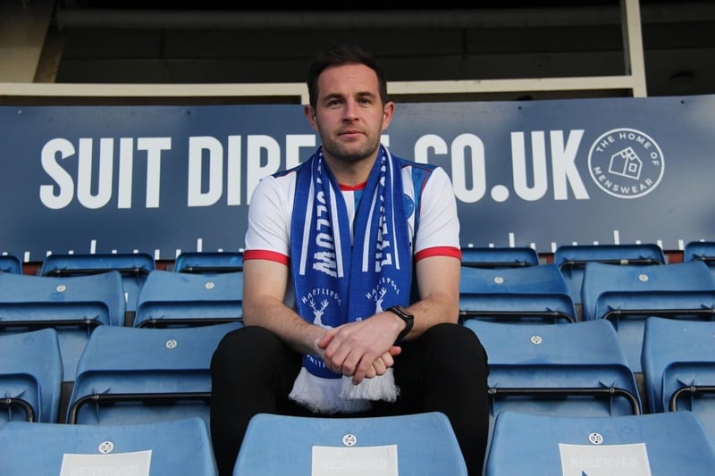 Dolan is in line to make his third debut for Pools and could form part of three central defenders. Picture by Hartlepool United Football Club