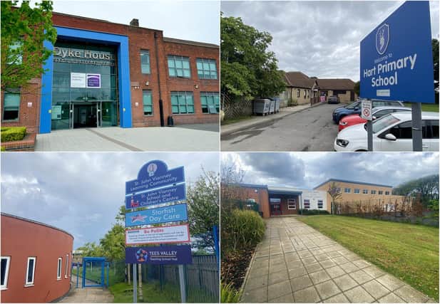 Some of the Hartlepool schools rated as Outstanding by Ofsted.