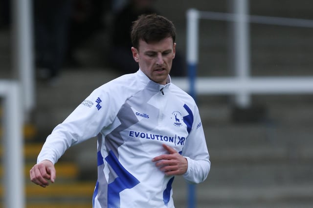 Lawlor came off the bench for his only appearance in the final minutes of the defeat at Barrow. (Credit: Will Matthews | MI News)