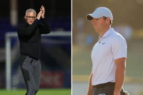 Keith Curle has referenced golf world No.1 Rory McIlroy as inspiration for his Hartlepool United players. (Mark Fletcher) MI News & Sport Ltd / (Photo by Kevin C. Cox/Getty Images)