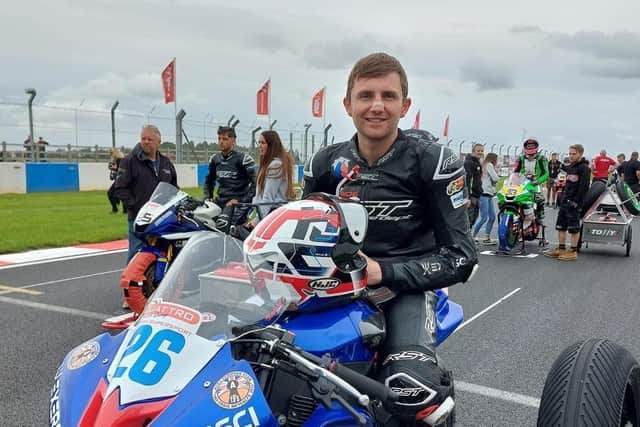 Tommy Fielding pictured at the British Supersport Grid in Donington in 2023. Tommy Fielding is already preparing for his next season as part of the Pirelli Superseries 1000 in the No Limits Championship.