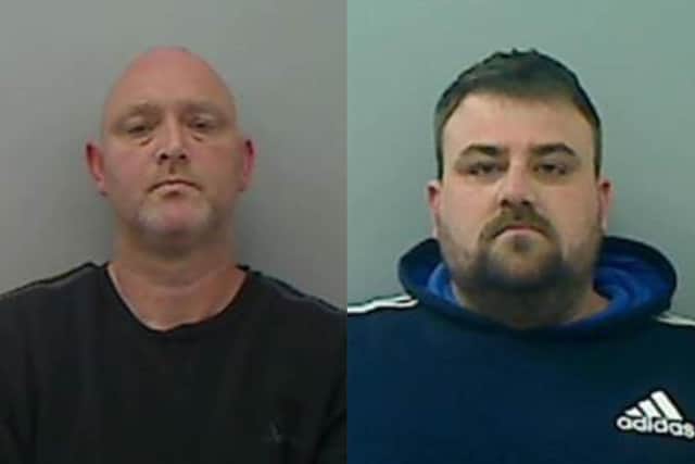 Shaun Crossman (left) and Liam Keenan were jailed for conspiracy to supply cocaine.
