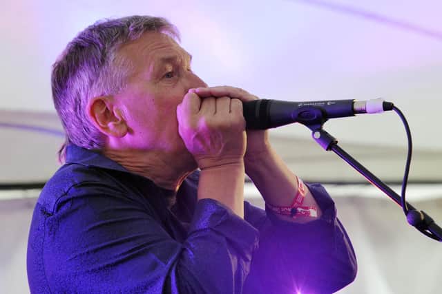 Marty Craggs performing at Lindisfarne Festival in 2018. Picture by Jane Coltman