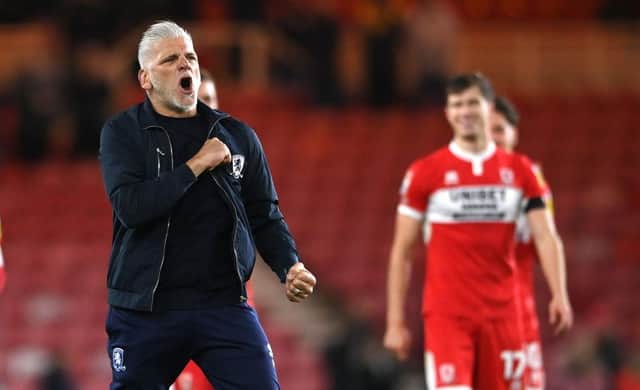 Middlesbrough interim manager Leo Percovich. (Photo by Stu Forster/Getty Images).