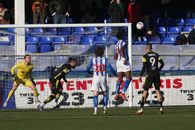 Hartlepool United came from behind to earn a point against Sutton United. (Credit: Mark Fletcher | MI News)