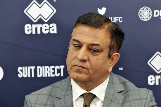 Hartlepool United chairman and owner Raj Singh has rejected a takeover bid from a mystery consortium. Picture by FRANk REID