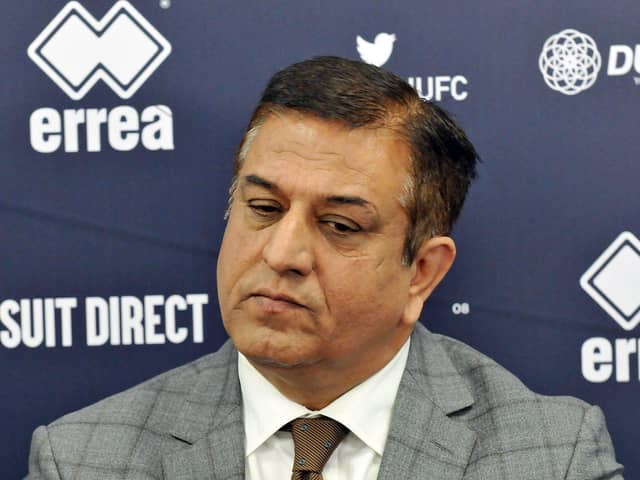 Hartlepool United chairman and owner Raj Singh has rejected a takeover bid from a mystery consortium. Picture by FRANk REID