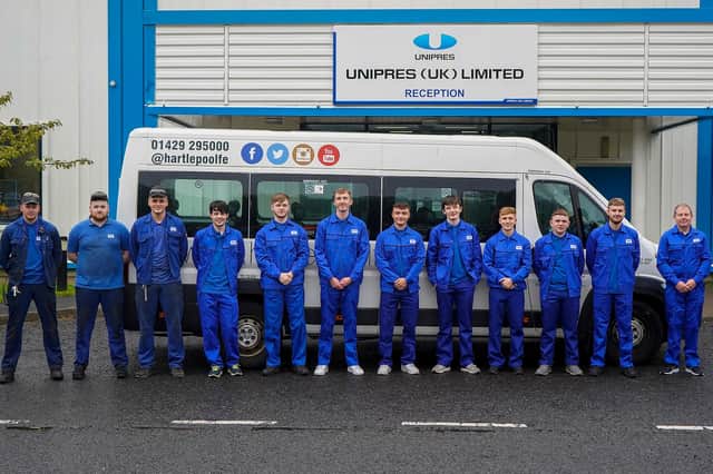 Unipres apprentices ready for the road