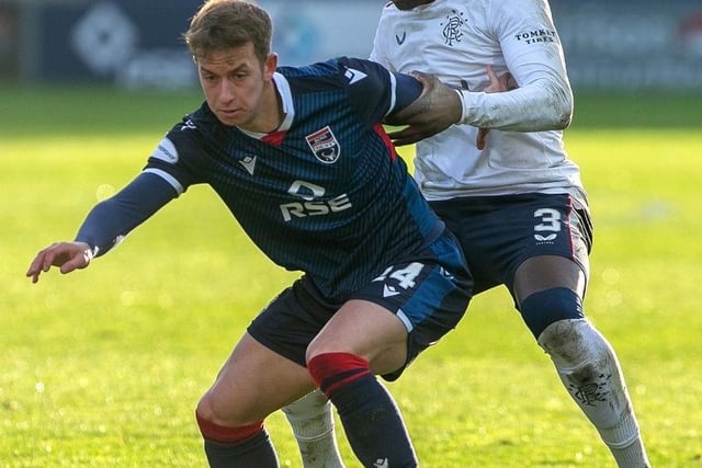 Paton can operate in the centre of midfield or and advanced position as well as on the right. The 24-year-old made over 100 appearances for Ross County (Photo by Paul Campbell/Getty Images)