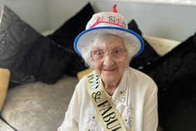 Annie Murcott celebrates her 100th birthday.