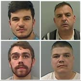Just some of the criminals from the Hartlepool area to have been jailed recently.