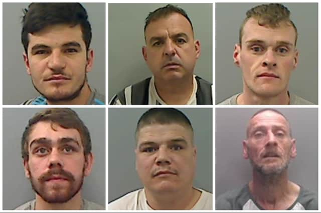 Just some of the criminals from the Hartlepool area to have been jailed recently.