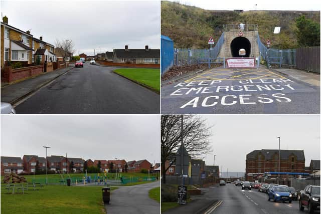Some of the locations across Hartlepool where most secondary arsons are reported to have taken place, according to latest figures.