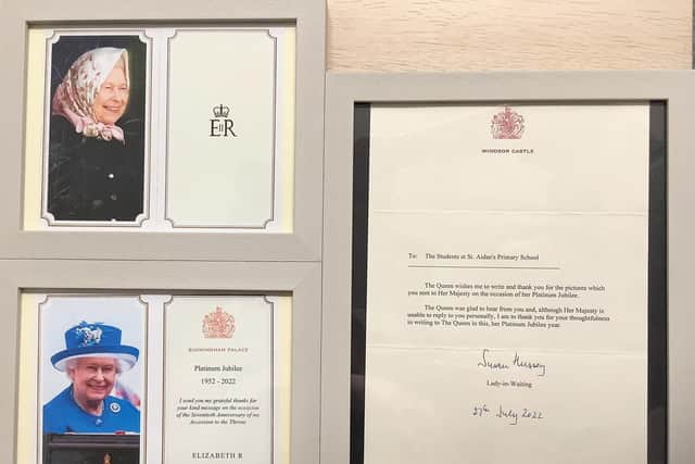 The letter was received on Friday, September 9 - a day after the Queen's passing.