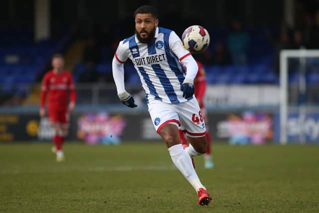 Hartlepool United brought in free agent Leon Clarke last month. (Photo: Michael Driver | MI News)