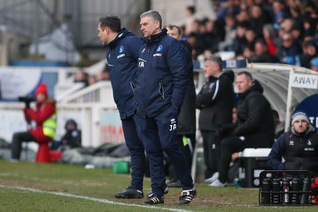 Hartlepool United claimed a point in John Askey's first game in charge. (Photo: Michael Driver | MI News)