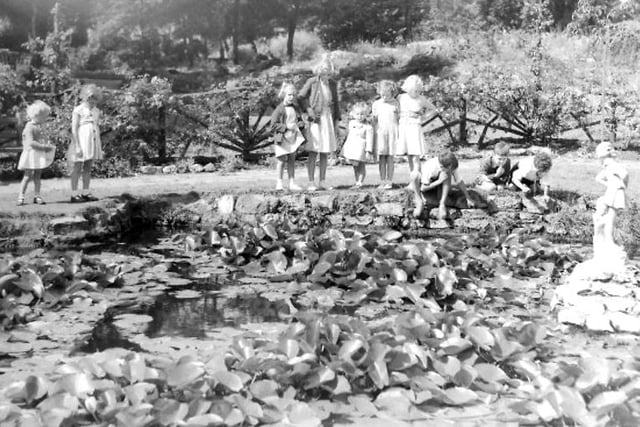 Taken in the early 1950s at the Peter Pan pond in the Burn Valley. Photo: Hartlepool Museum Service.