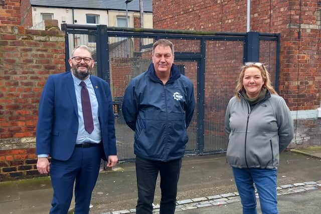 Councillor Mike Young, Cleveland Police Crime Commissioner Steve Turner, and Councillor Sue Little are prepared to tackle environmental and neighbourhood crime across Hartlepool in 2024 and 2025.