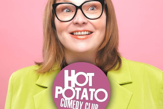 Comedian Nina Gilligan who is performing at the Hot Potato Comedy Club show.