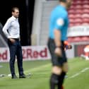 Middlesbrough boss Jonathan Woodgate during his side's defeat to Swansea City.