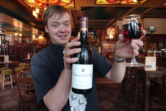 A toast to Wine Day at King John's Tavern in 2006 with manager Duncan Brydie in the picture. Has it given you a taste for National Wine and Cheese Day this year? It's on July 25.