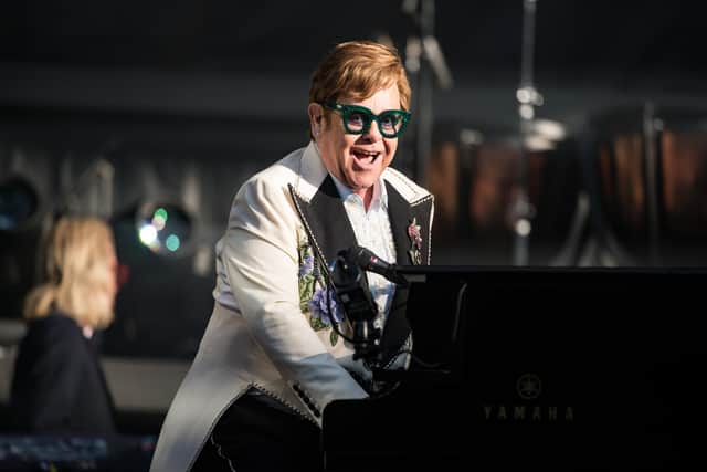 Elton John making his Sunderland debut. Ben Gibson / HST Global Limited t/a Rocket Entertainment.