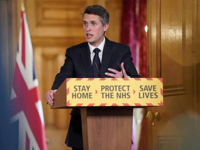 Education Secretary Gavin Williamson during a media briefing in Downing Street, London, on coronavirus (COVID-19). Pictur eby Pippa Fowles/10 Downing Street/Crown Copyright/PA Wire