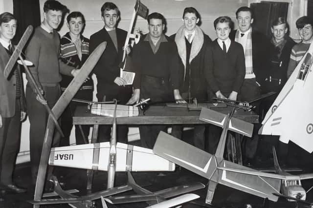 Richard Cuthbertson and fellow members of the West Hartlepool Model Aero Club in the 1960s. Ian is fourth right and the others are Dennis (4th from left), Olly (3rd from left), Ian (2nd from left), Bill (3rd from right). Can anyone provide more details?