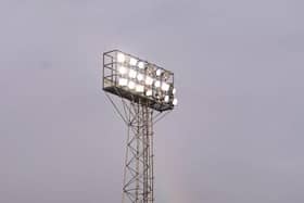 Hartlepool United had to deal with floodlight failure in their defeat to Bromley. (Photo by Stu Forster/Getty Images)