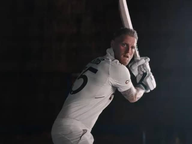 Ben Stokes filmed his segment for the ad in Hartlepool's Northern Studios.