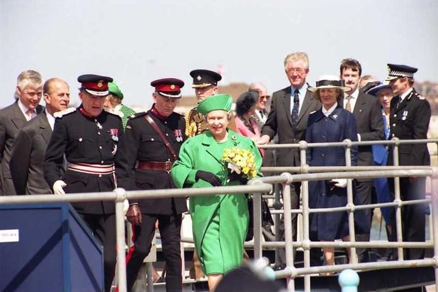 The Royal visit by Her Majesty Queen Elizabeth II and Prince Philip on May 18, 1993 to open the new marina.