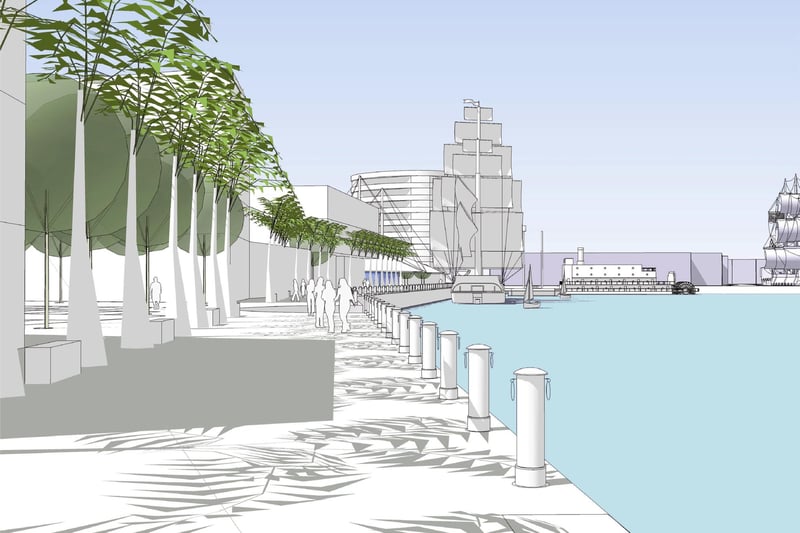 Privately-backed plans to build hotels and shops while improving access to the Marina were announced in 2008. It is thought they faded when wider plans for the area were curtailed by mass spending cuts from 2010.