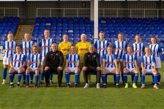 Hartlepool United Women 2021-22 squad photo (photo: Mark Fletcher)
