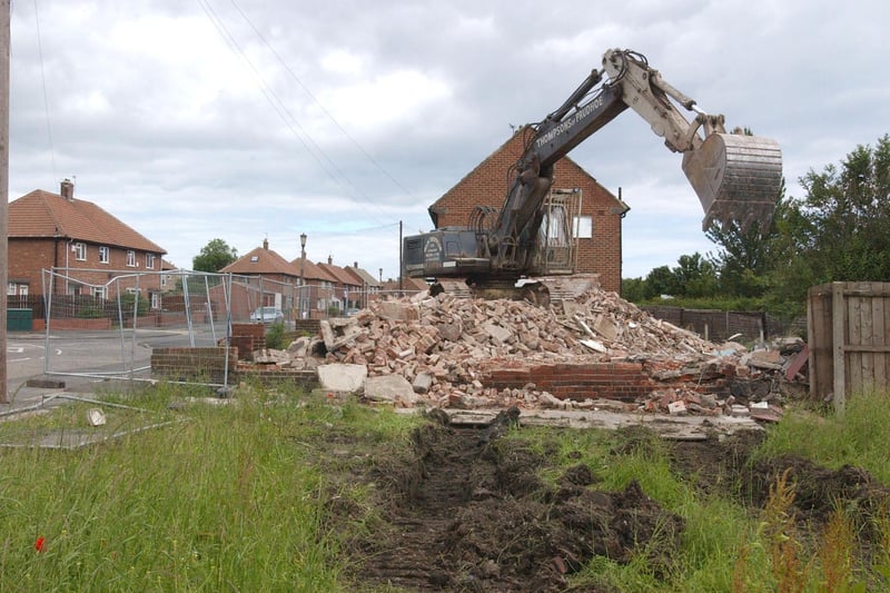 The demolition of houses in Palmerston Road. Did you live in this area?