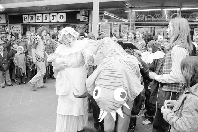 A performance of the Lambton Worm performed in Market Square, Sunderland in 1974. But should Hartlepool be honouring its own legendary creature?