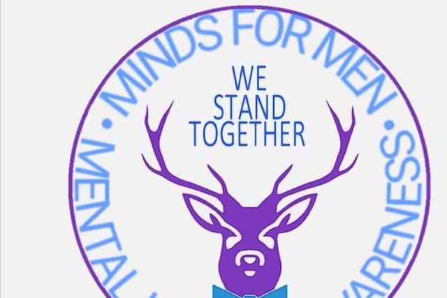 The logo for the new MINDS FOR MEN group in Hartlepool.