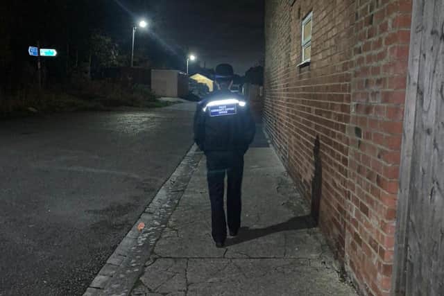 Police completed both high-visibility and plain clothes patrols./Photo: Peterlee Police