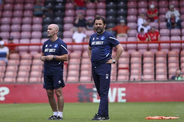 Paul Hartley previews Hartlepool United's EFL Trophy tie with Harrogate Town. (Credit: Tom West | MI News)