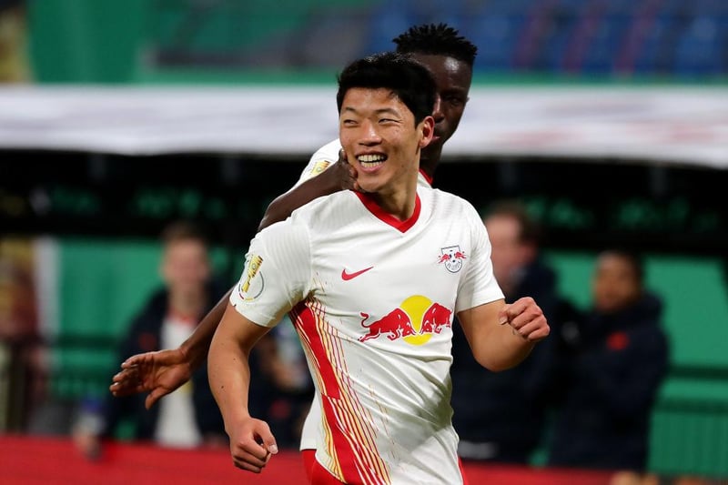 Everton are set to compete with West Ham and Brighton for the signature of RB Leipzig forward Hwang Hee-chan this summer. (Goal)

 (Photo by Filip Singer - Pool/Getty Images)