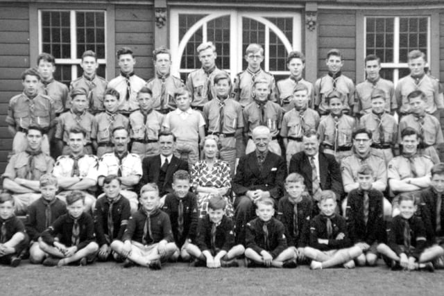 The 40th Hartlepool Scouts are pictured at the Oval Grange HQ. Date unknown.