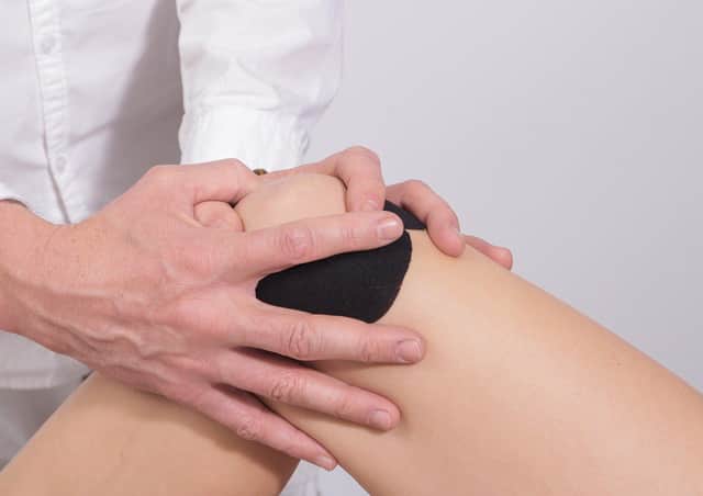 your knee’s job is to cushion and absorb the shock it receives from the pounding, twisting and impact of hard surfaces every time your foot lands when you walk.