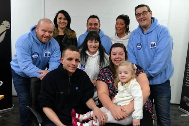 TMD Friction gave £11,000 towards Miles for Men's campaign to pay for an operation for Hartlepool youngster Dottie O'Keefe, the daughter of employee Danny O'Keefe, back in 2018.