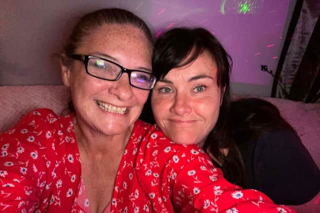 Donna with her good friend Sam Lee.
