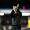 Keith Curle is looking forward to Hartlepool United's return to league action against Stevenage. (Credit: Gustavo Pantano | MI News)