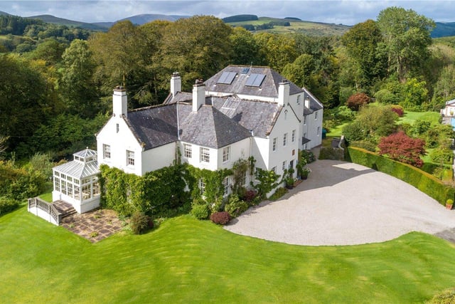 Elegant country mansion in one of the finest positions in the southwest of Scotland. Offers over £1,750,000.