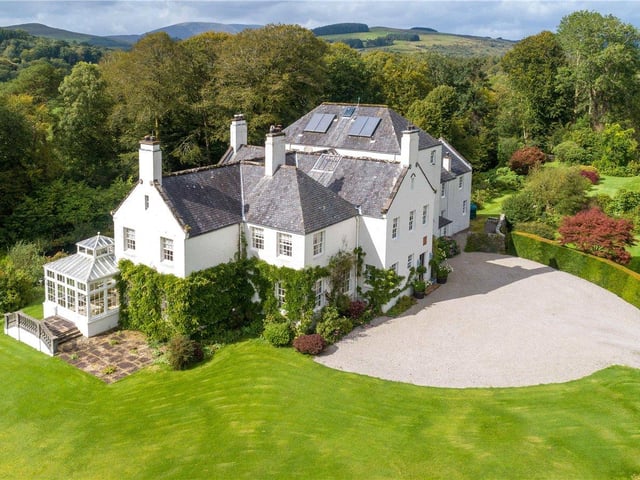 Elegant country mansion in one of the finest positions in the southwest of Scotland. Offers over £1,750,000.