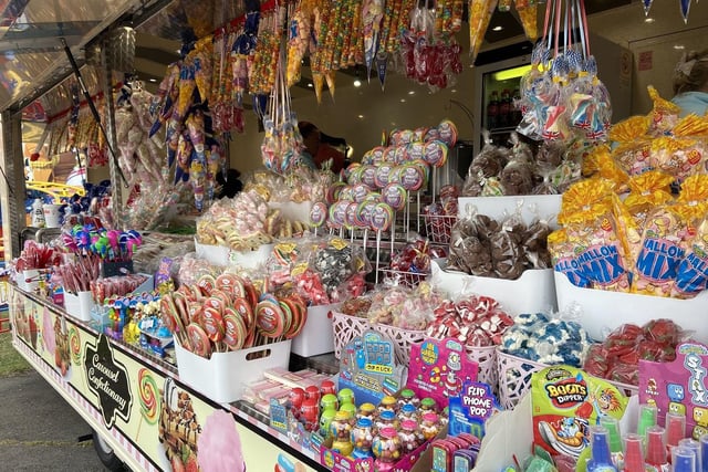 Sweets galore at this year's carnival.