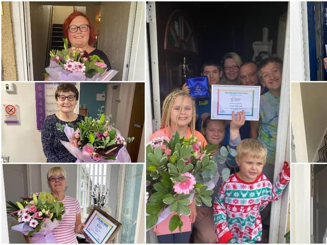 The seven awards winners received prizes which were delivered to their doorstep. Hartlepool Carers chief executive Christine Fewster said: "They were not expecting it but they were delighted and it was really emotional."