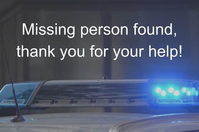 Cleveland Police confirmed that the teenager had been found safe and well.