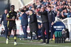 Keith Curle believes it was a point gained for Hartlepool United against Sutton United. (Photo: Mark Fletcher | MI News)